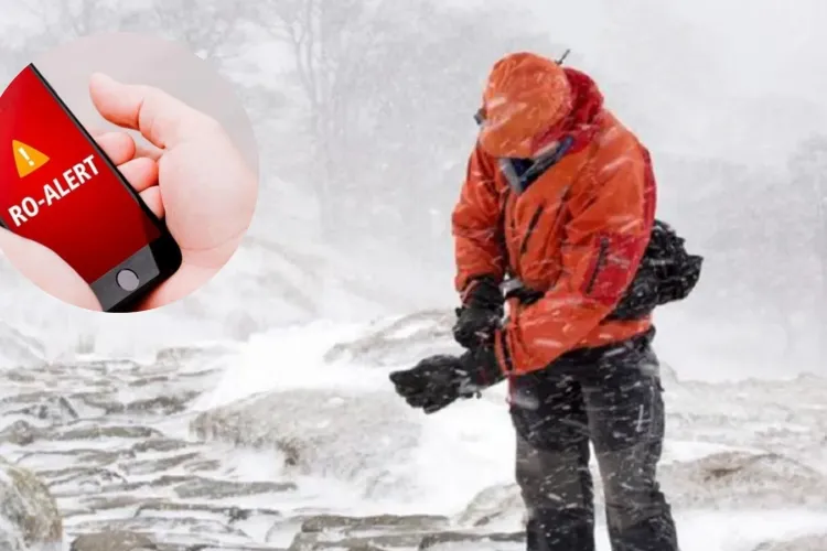 RO-Alert de vreme severă în Cluj: Cod Portocaliu de ninsoare și vânt puternic. Clujenii sunt sfătuiți să nu se aventureze pe trasee montane