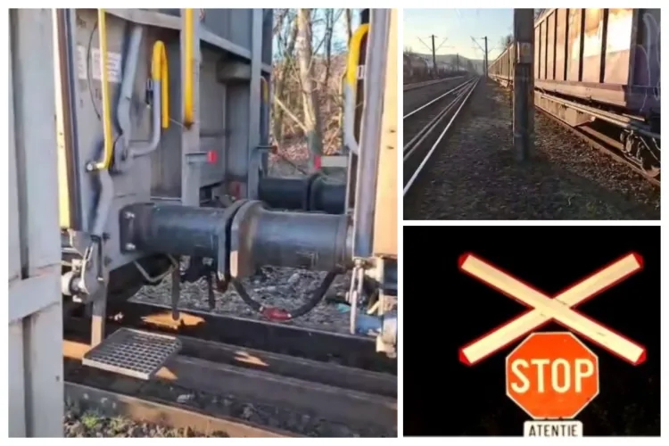 VIDEO. Zeci de copii în pericol maxim, în Cojocna, Cluj! Sunt nevoiți să treacă pe sub trenuri să ajungă la școală:„Oricând se poate întâmpla o nenorocire”