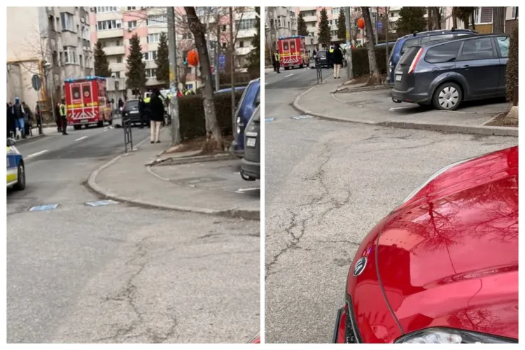 Cum s-a produs accidentul din Cluj-Napoca, în care un copil de 9 ani a fost lovit în plin de o mașină! Minorul ar fi traversat neregulamentar drumul 