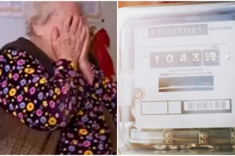 Situație absurdă! O bunicuță cu pensia de 1.280 de lei nu și-a primit factura la curent de 7 luni. Se teme că nu va face față plăților ce vor urma