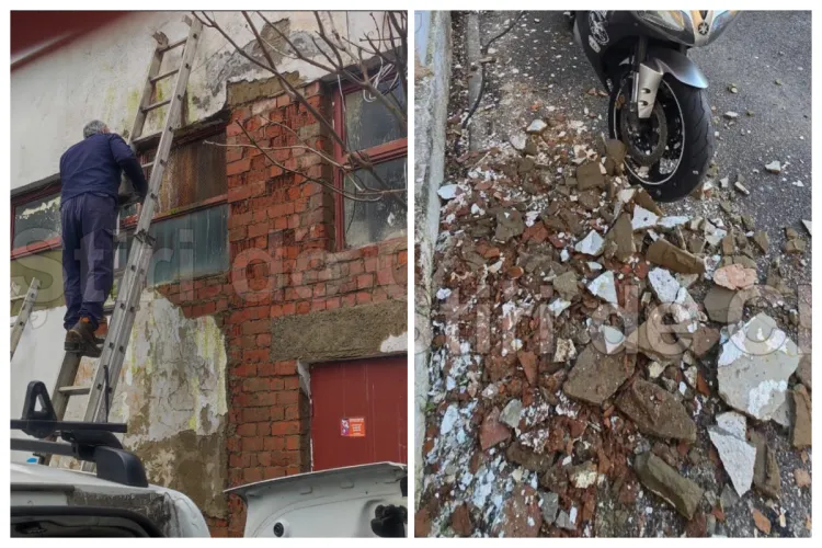 Intervenția autorităților după ce Știri de Cluj a semnalat pericolul din Mănăștur: „Cad bucăți uriașe de tencuială de pe o centrală de Termoficare!”