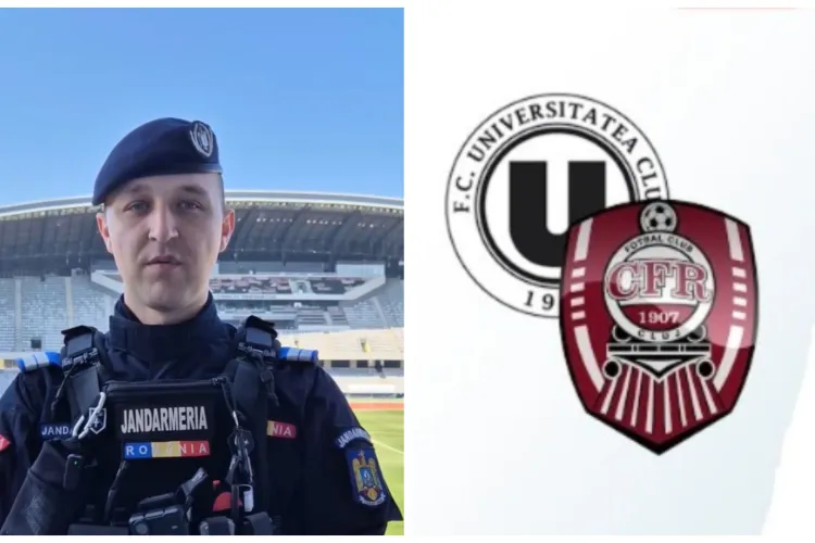 Clujeni, mare atenție la derby-ul „U” Cluj - CFR! Jandarmeria se mobilizează exemplar și nu va ierta niciun comportament neadecvat - VIDEO