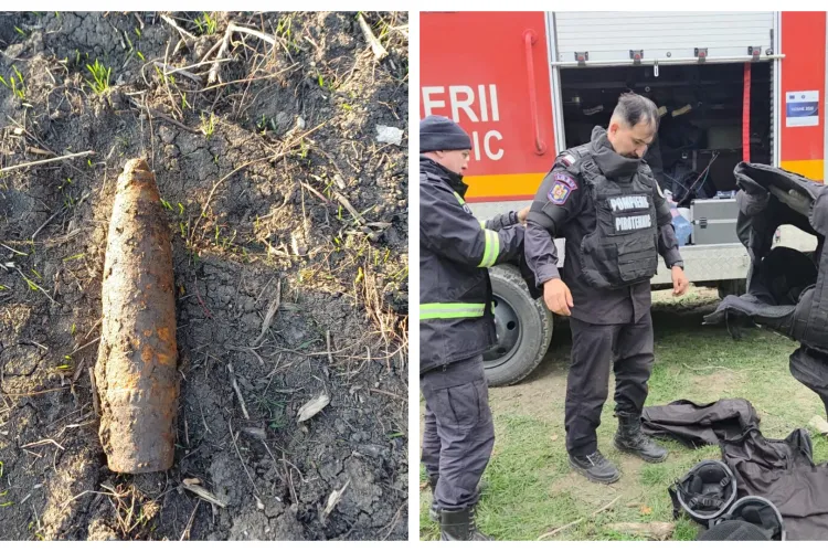 Un alt proiectil din Al Doilea Război Mondial a fost găsit la Cluj: Pirotehniștii avertizează clujenii în privința acestor arme extrem de periculoase