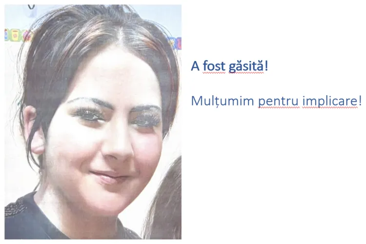 A fost găsită adolescenta de 15 ani, dispărută ieri după ce a plecat de la școală. Mii de clujeni au distribuit și au ajutat la găsirea ei. Vă mulțumim!