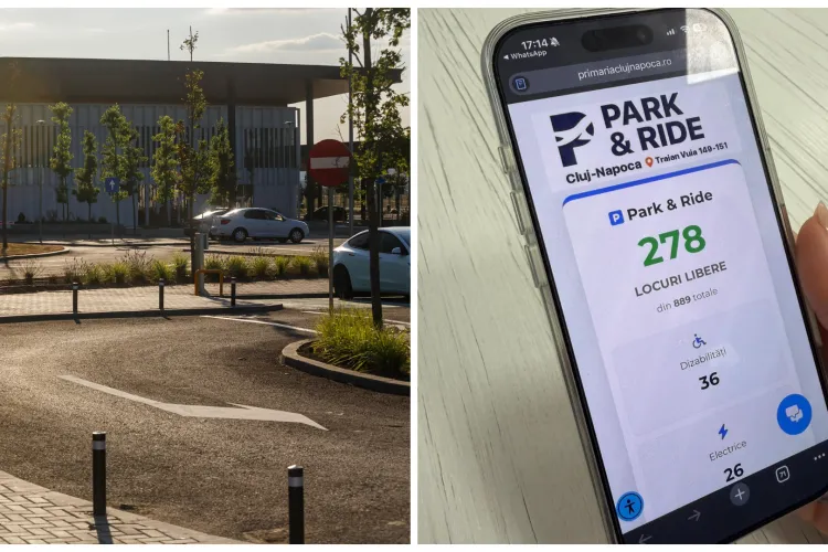Park & Ride-ul de la Aeroport devine și mai ușor de folosit: Clujenii pot verifica online locurile libere de parcare și au transport gratuit cu CTP