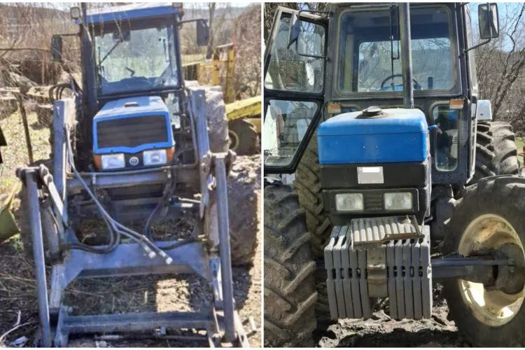 Mafia tractoarelor a ajuns la Cluj-Napoca. Trei utilaje furate din Italia, descoperite acasă la un clujean. Paguba e de zeci de mii de euro