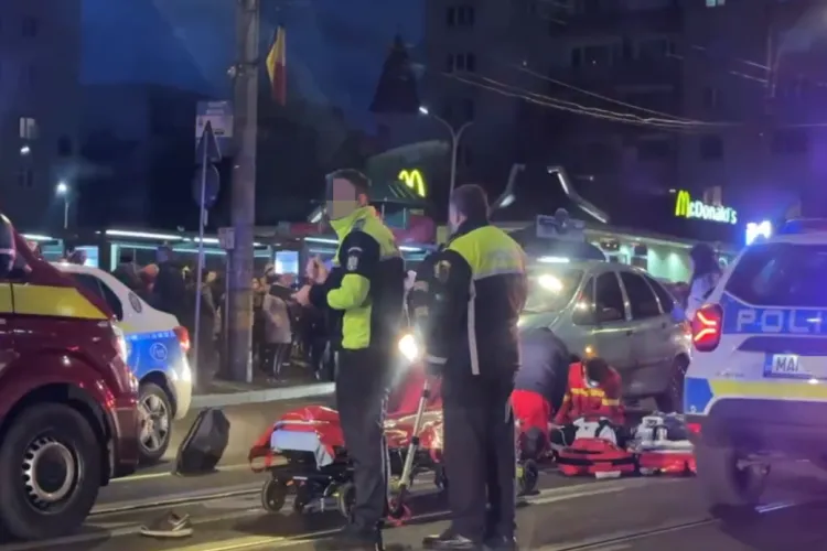 Accident în Mănăștur: Un bărbat a fost lovit în seara asta în Cluj-Napoca, în timp ce traversa pe trecerea de pietoni. La volan era un tânăr de 31 de ani