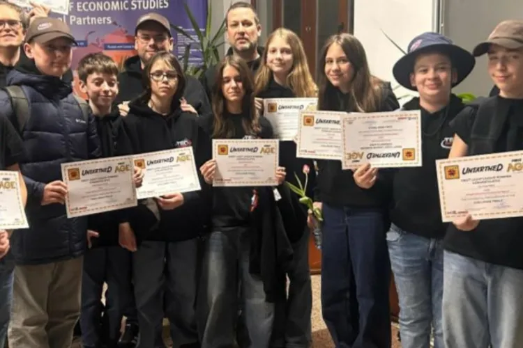 Elevii de clasa a VI-a din Cluj care au uimit România: Echipa TechExplorers, pe podium la o competiție internațională de robotică - VIDEO