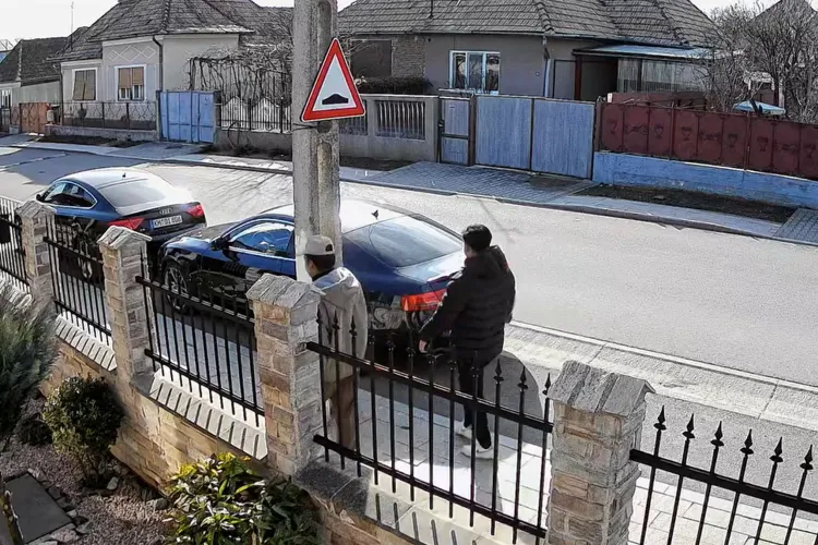 VIDEO. Un clujean și-a găsit mașina zgâriată cu cheia. Camerele de supraveghere au găsit făptașul, un cetățean străin: „Gestul făcut doar din plictiseală”