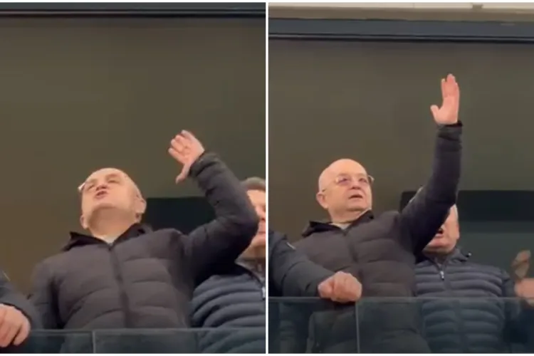 VIDEO. „Ultrasul” Emil Boc, fericit după victoria Universității Cluj în fața rivalei CFR. Cum a fost surprins cântând alături de Peluza Șepcile Roșii