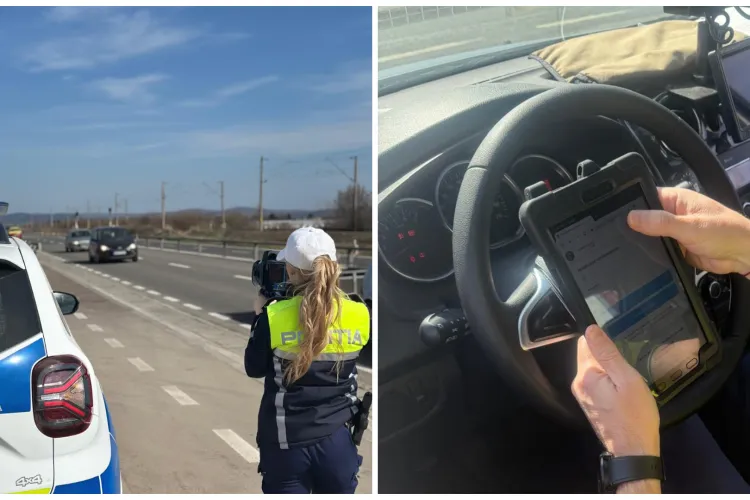 Razie mare pe cele mai circulate drumuri din Cluj: zeci de șoferi amendați în doar trei ore. Au „curs” amenzile