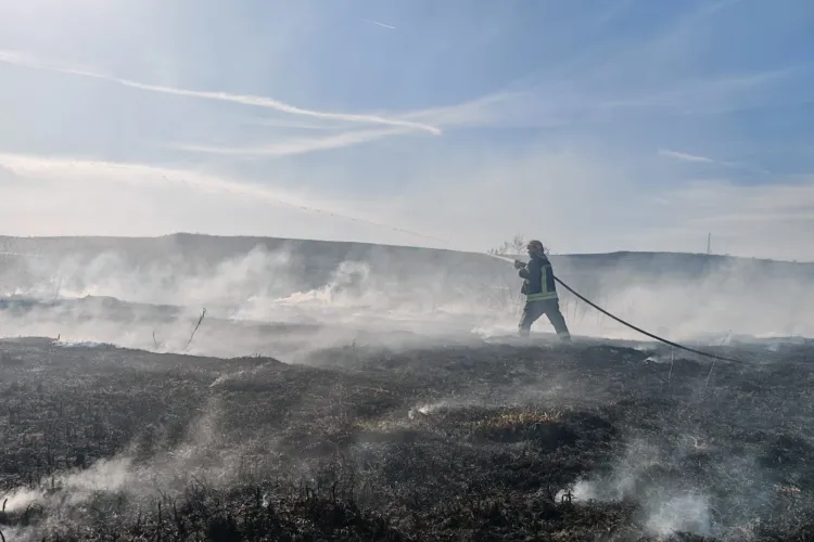 Incendii de vegetație continuă să afecteze județul Cluj: Pompierii luptă cu flăcările în mai multe localități. Situația este gravă!