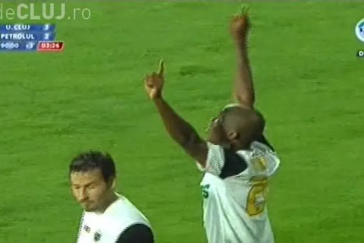 U Cluj castiga meciul cu Petrolul Ploiesti prin golul lui Tony REZUMAT VIDEO