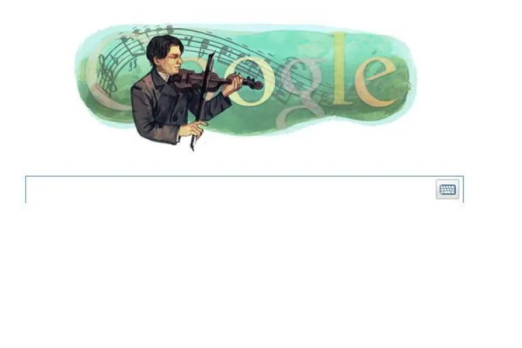Google marcheaza 130 de ani de la nasterea lui George Enescu