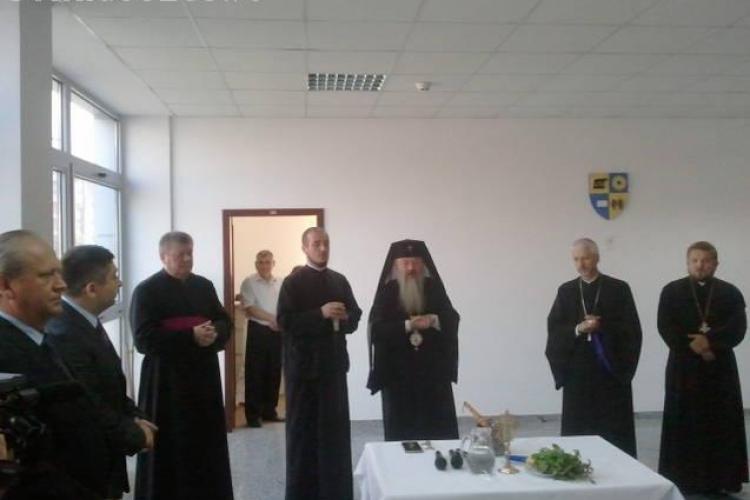 Noul sediu al Consiliului Judetean, sfintit de capii bisericilor ortodoxa, greco-catolica si romano-catolica din Cluj