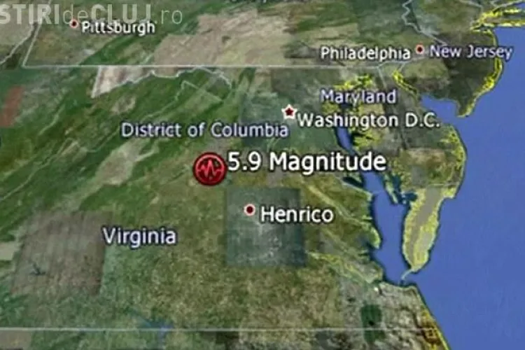 Cutremur de 5,9 grade pe scara Richter in Statele Unite. Pentagonul si Congresul au fost evacuate - VIDEO