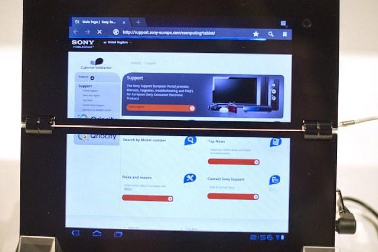 Cum arata tableta "carte" cu care Sony ataca iPad -ul celor de la Apple FOTO