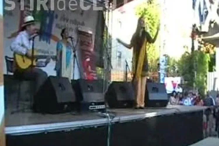 Spectacol tiganesc total pe strada Kogalniceanu din Cluj - VIDEO