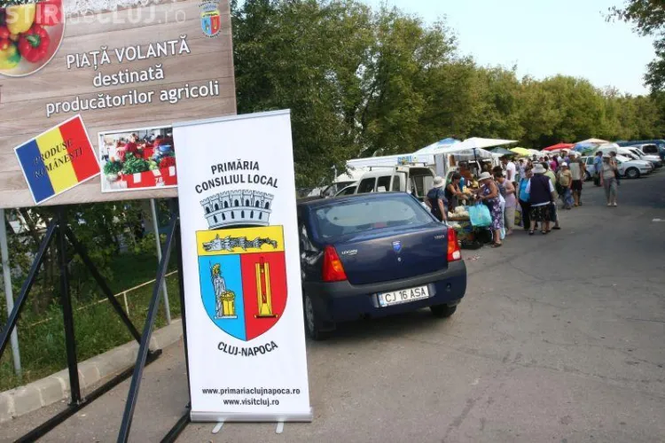 Cum a aratat piata volanta din cartierul Gheorgheni FOTO