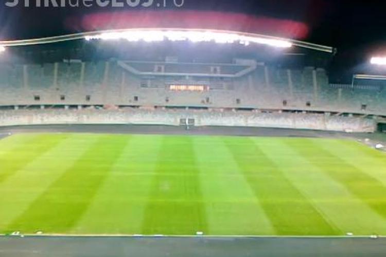 IN-CRE-DI-BIL! Reactia unui clujean care a filmat pe Cluj Arena, in ciuda restrictiilor VIDEO