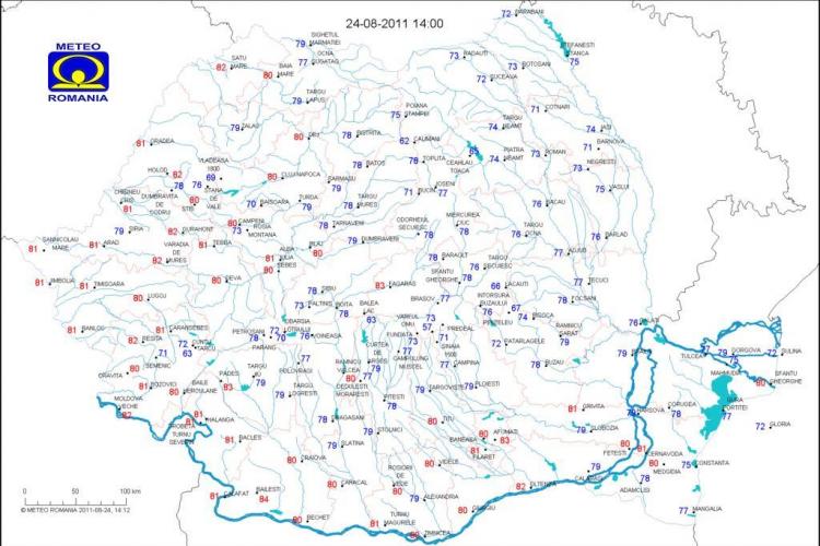Indicele de confort termic a atins pragul critic la Cluj