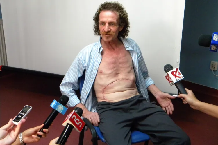 Tumora de 10 kilograme extirpata la Cluj, de profesorul Mihai Lucan! Vezi cum se simte pacientul VIDEO