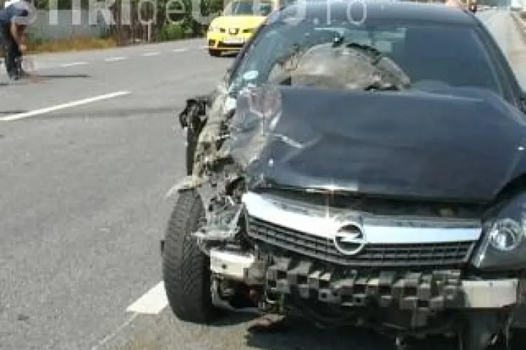 Accident la Nima! Un TIR a facut praf un alt autoturism VIDEO