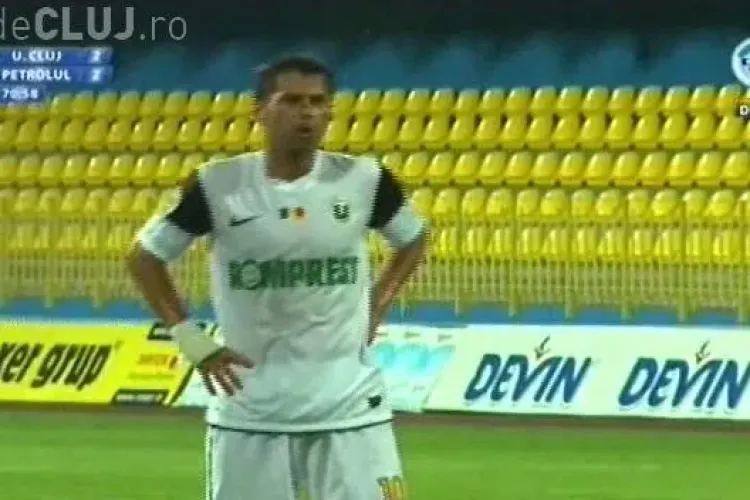 Alex Pacurar, penaty ratat in meciul cu Petrolul Ploiesti VIDEO
