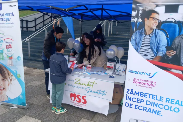 Mii de clujeni pot merge azi la stomatolog GRATUIT! Unde se află cabinetul mobil care oferă consultații și radiografii fără niciun cost