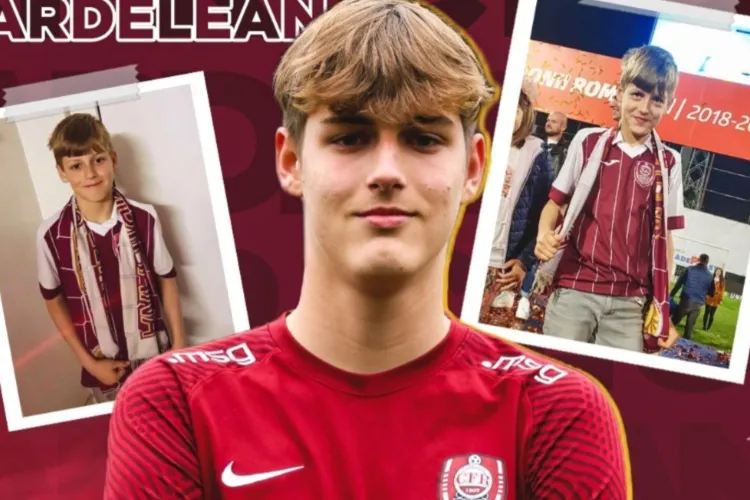 Transfer „de toți banii” la CFR Cluj: Un fundaș central de 16 ani se alătură feroviarilor. Puștiul-minune are 1,92 metri înălțime