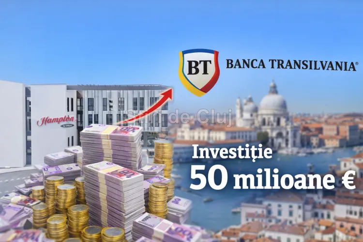 Banca Transilvania, investiție uriașă într-un hotel Hampton by Hilton din Veneția: 50 milioane euro! E cea mai mare investiție făcută de BT în afara țării