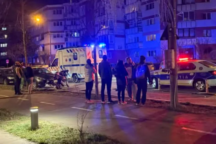Accident în urmă cu puțin timp în cartierul Grigorescu din Cluj-Napoca: Două mașini și o motocicletă implicate. Traficul în zonă este afectat