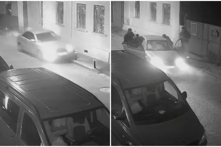 VIDEO. Noroc că nu era nimeni pe trotuar! Tragedia din urmă cu mai multe zile din Cluj, evitată ca prin miracol. Mașina a rupt stâlpișorii 