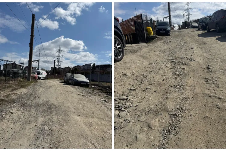 FOTO/VIDEO. Stradă „ca după bombardament”: Clujenii îi cere explicații lui Emil Boc după 10 ani de promisiuni. „Clujul nu e doar centrul!”