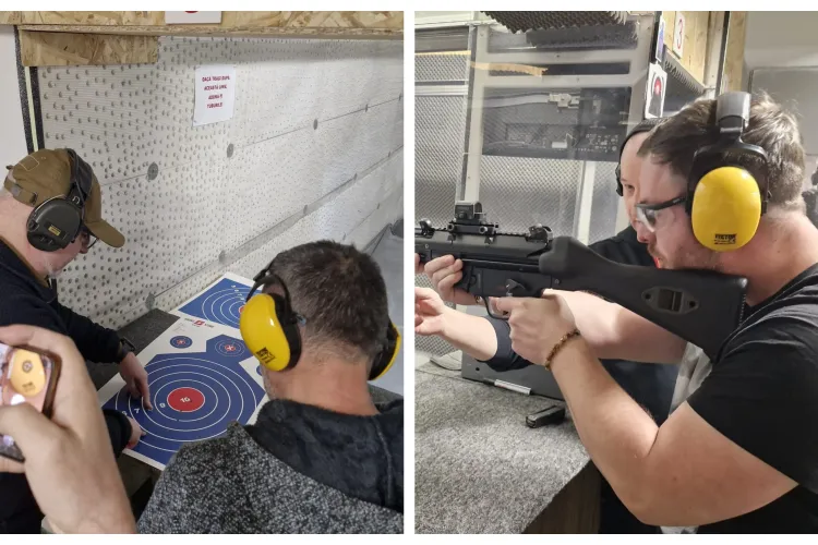 De la scris, direct la țintă! Jurnaliștii au lăsat tastatura și au pus mâna pe arme la evenimentul IPJ Cluj: „Cel mai bun să câștige” FOTO/VIDEO 