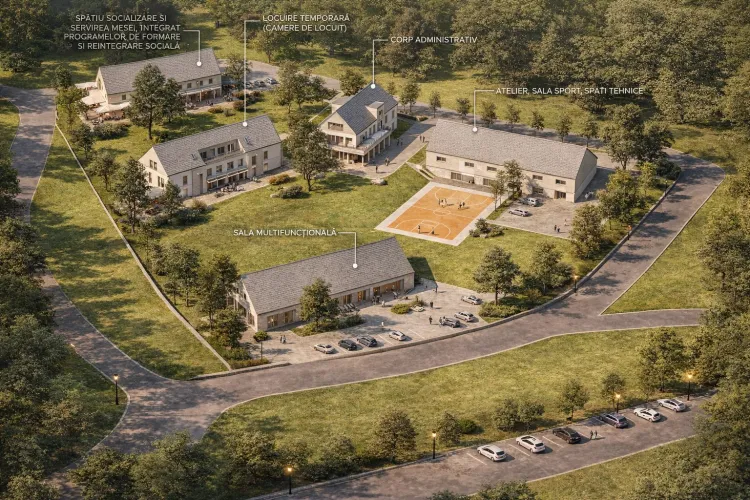 Campus pentru recuperarea persoanelor dependente, propus la Sălicea. Proiectul spectaculos ajunge pe masa urbanismului județean