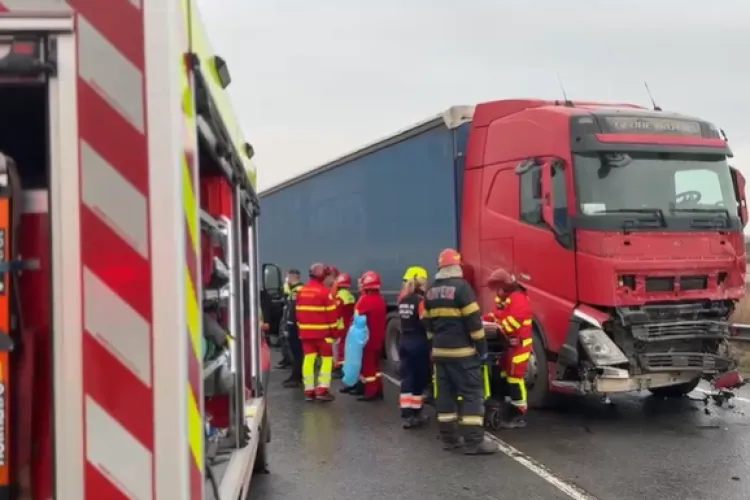 Trafic deviat între Cluj-Napoca și Zalău, după gravul accident în care șase persoane au fost implicate VIDEO 