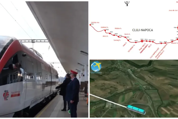 Trenul metropolitan al clujului e tot mai aproape de a fi realitate! Ce localități va tranzita și ce facilități de top va avea trenul - VIDEO
