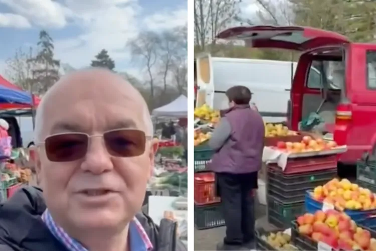 VIDEO. Ce face Emil Boc înainte de Paște! Acesta susține piața volantă și îndeamnă clujenii să cumpere local: „O punte între comunitate și oameni”