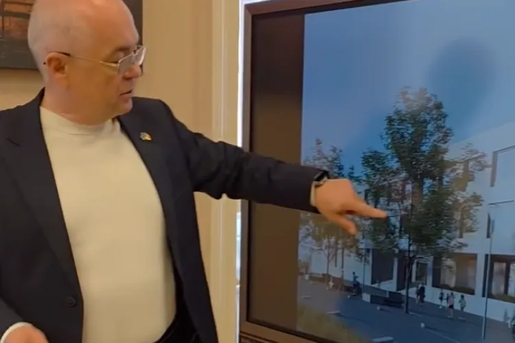 VIDEO. Cum va arăta prima școală din Bună Ziua, din Cluj: Boc a semnat azi autorizația de construcție pentru școala de 13 milioane euro și 640 elevi