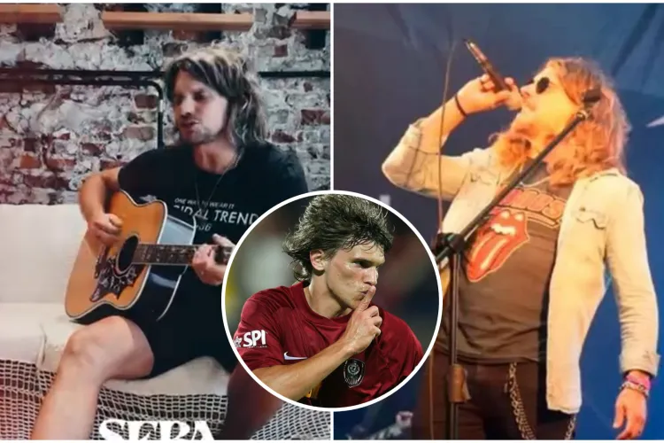 VIDEO. Îl mai țineți minte pe Sebastian Dubarbier? Fostul jucător al lui CFR Cluj a ajuns vedetă rock și i-a făcut imn lui Leo Messi. Ce afaceri mai are