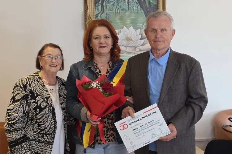 Jumătate de secol de iubire, premiat la Apahida! Primarul le-a mulțumit personal cuplurilor care au rezistat împreună 50 de ani
