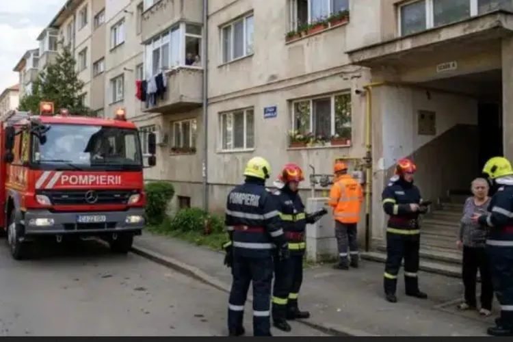 Alertă în prima zi de Paște la Turda! Locatarii au sunat disperați la 112 după ce au simțit miros puternic de gaz pe casa scării. Cum a fost evitată traged