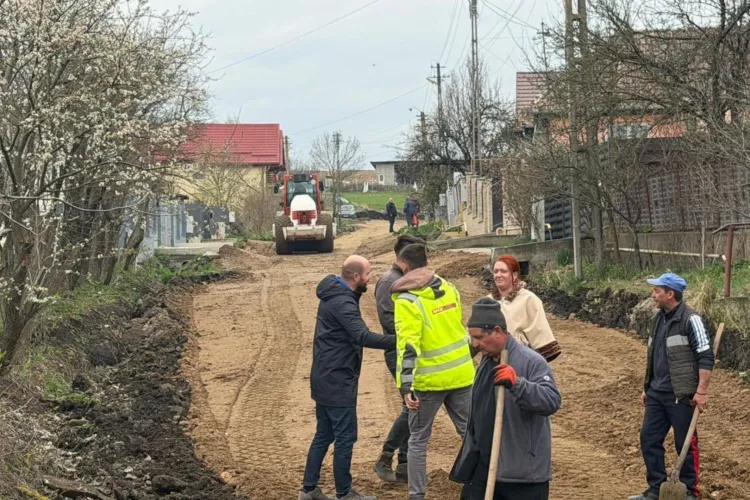 Primărița din Apahida nu stă pe gânduri! A mers pe șantier: „Voi fi aici în fiecare săptămână”