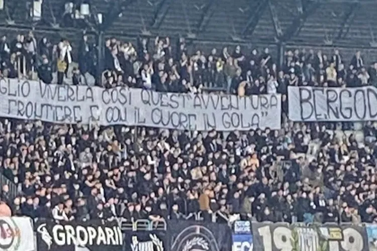Mesaj emoționant al ultrașilor pentru Cristiano Bergodi, în limba italiană. Doar fanii fotbalului romantic au înțeles ce au vrut să transmită, de fapt