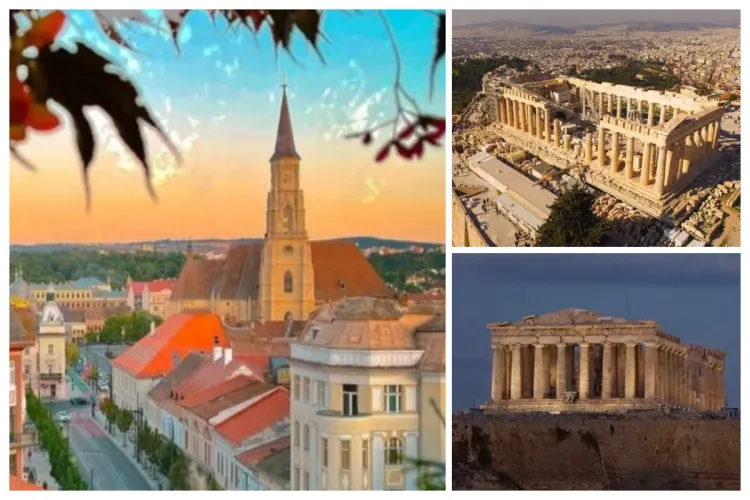 Zbor în premieră Cluj – Atena! Clujenii pot zbura, în sfârșit, fără escală de pe Aeroportul Cluj-Napoca până în Atena. În două ore ești la Acropole