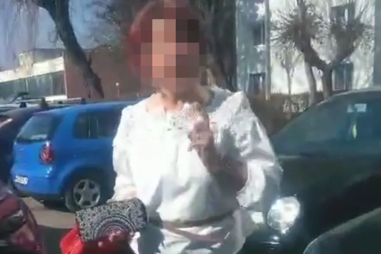 VIDEO. Scandal incredibil făcut de o profesoară unui curier. Se pare că s-au „luat” de la livrarea coletului: „Bag.. de școală. V-ați bătut joc de mine!”