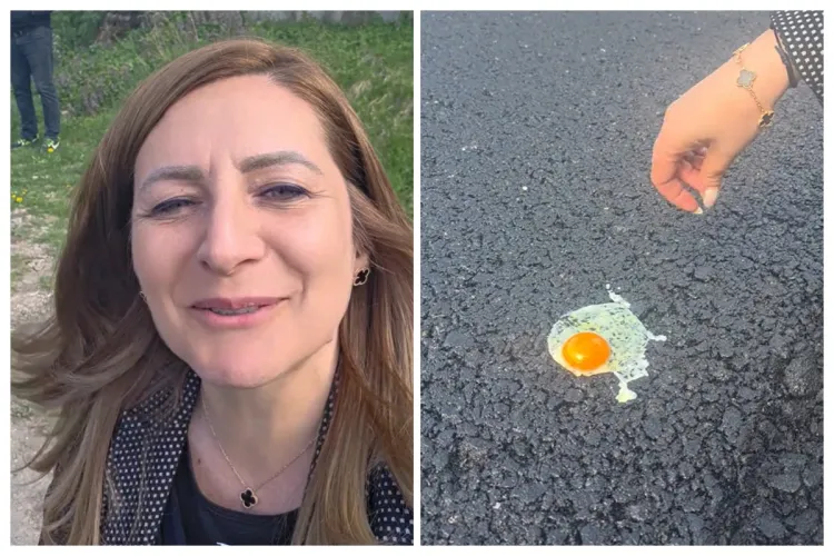 VIDEO. Primarița „gospodină” din Cojocna! A prăjit oul pe asfalt, la propriu, ca să-i verifice temperatura: „Făceam porumb în staniol, dar nu e vremea lui”