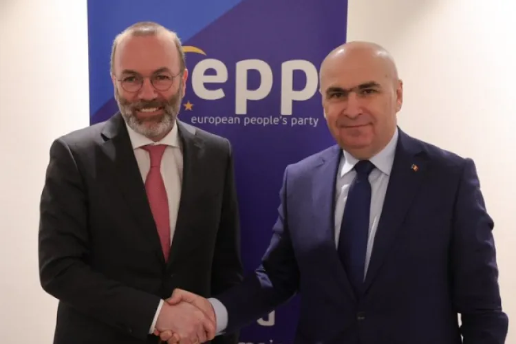 Bolojan, după discuția cu Manfred Weber, președintele Partidului Popular European: „Îmi asum în continuare responsabilitatea de a conduce”
