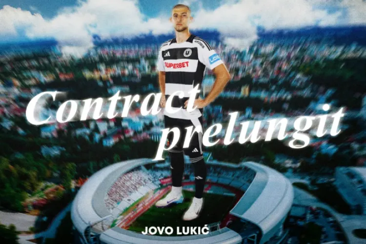 „Studentul” rămâne și la masterat! Jovo Lukic își prelungește contractul cu „U